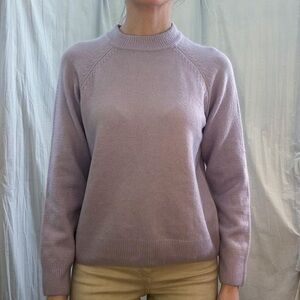 Purple Lilac Crew Neck Sweater New With Tags Cozy and Warm
